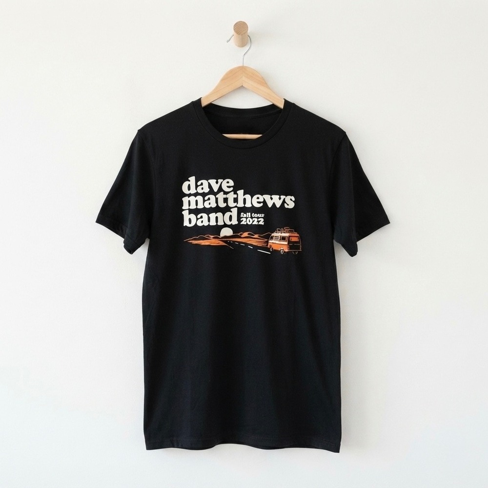 Vintage Style Dave Matthews Band 2022 Tour Graphic Shirt Boho Indie Sleaze Med